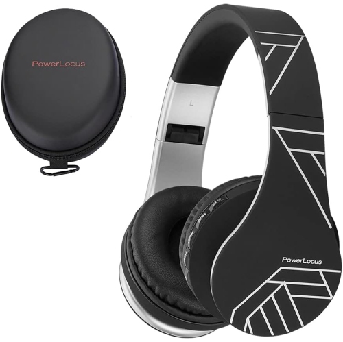 Bluetooth Over-Ear Stereo Foldable Headphones, Wired s Rechargeable with Built-in rophone