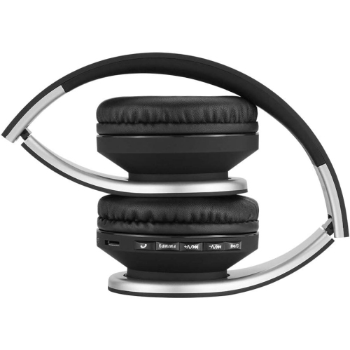 Bluetooth Over-Ear Stereo Foldable Headphones, Wired s Rechargeable with Built-in rophone