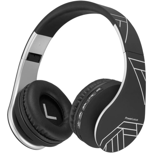Bluetooth Over-Ear Stereo Foldable Headphones, Wired s Rechargeable with Built-in rophone