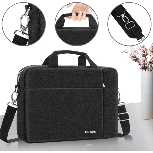 Laptop Case 15.6 inch Laptop Sleeve 14 15 16 inch Laptop Bag Shoulder Laptop Briefcase for Women Men Compatible