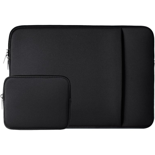 RAINYEAR 15 Inch Laptop Sleeve Protective Case Computer Bag Zipper Soft Cover with Pocket & Accessories