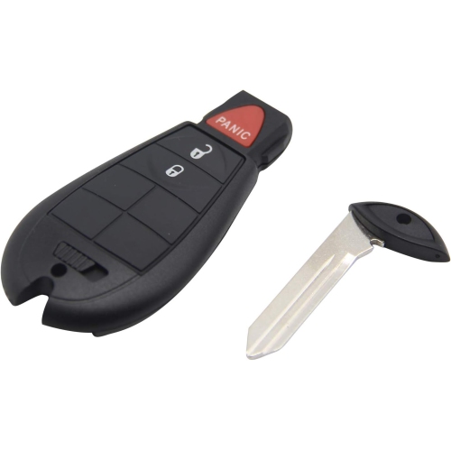 Télécommande électronique porte-clés à 3 boutons T4-53T Remplacement de la télécommande de télédéverrouillage pour camion Dodge Ram 2013-2018 1500