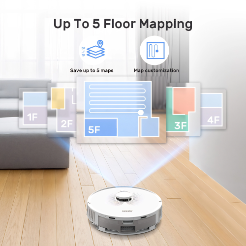 Wenhome X1 Pro 3-in-1: Vacuum, Mop, and Pet Grooming Station with Self-Emptying, 360° Lidar Navigation, Home Mapping, Wi-Fi/App/Alexa/Google