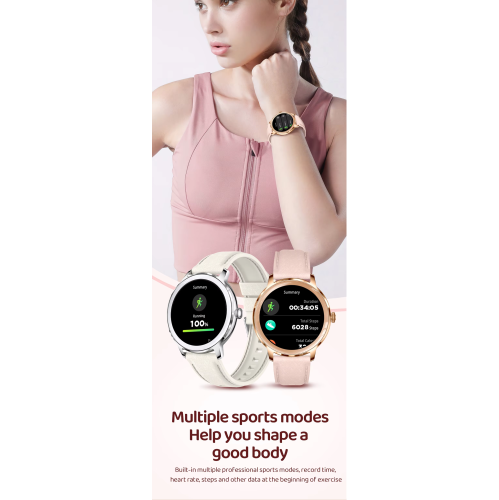 ISPEKTRUM Aurora GT50 Smart Watch Women, 1.32" HD Screen Bluetooth Calls & Text