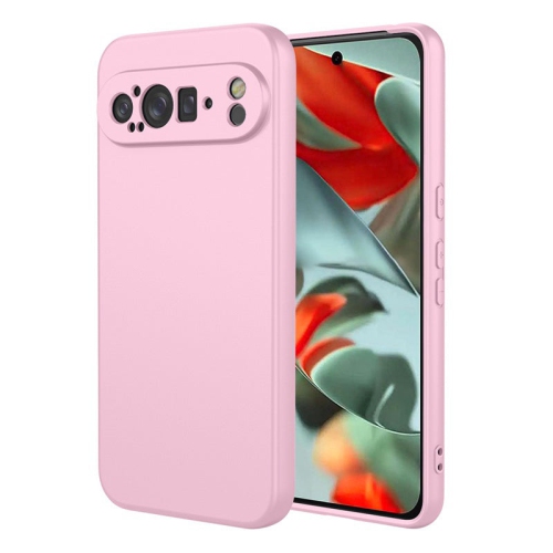 Étui souple rose mat de PANDACO pour Pixel 9 Pro de Google