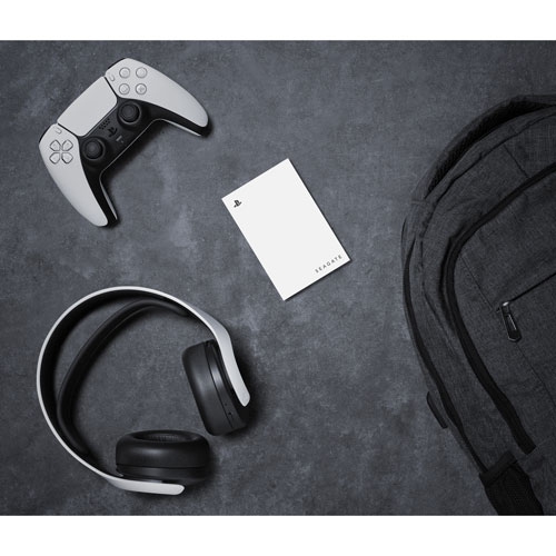 Brand New - Seagate 2TB USB 3.0 External Hard Drive for PlayStation - White