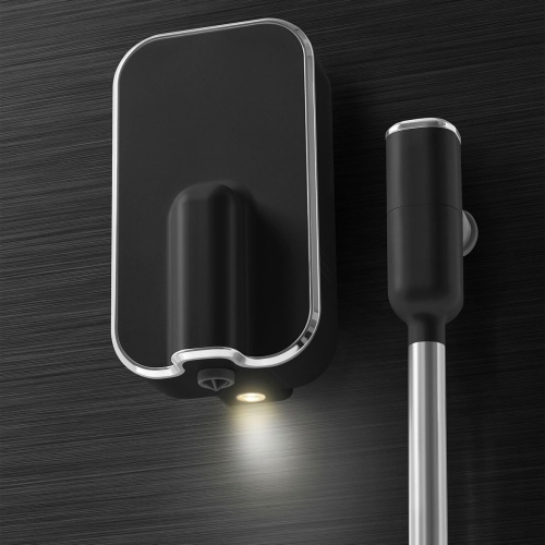 Smeg Super Automatic Espresso Machine with Steam Wand, Full Black #BCC02FBMUS - Open Box