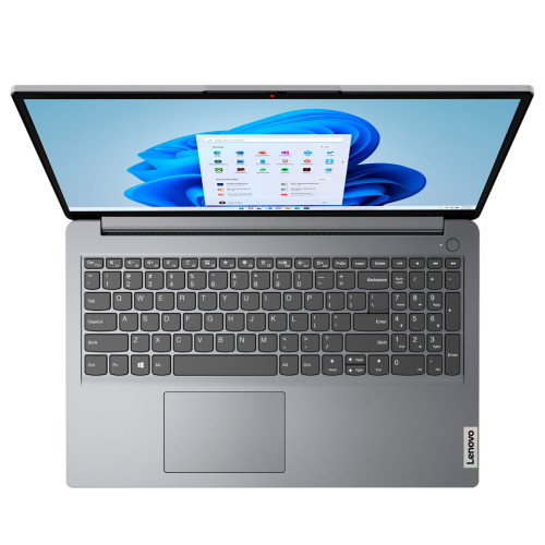 Portable tactile 15,6&nbsp;po FHD Ideapad 1i Lenovo - Gris - Station d'accueil 128&nbsp;Go