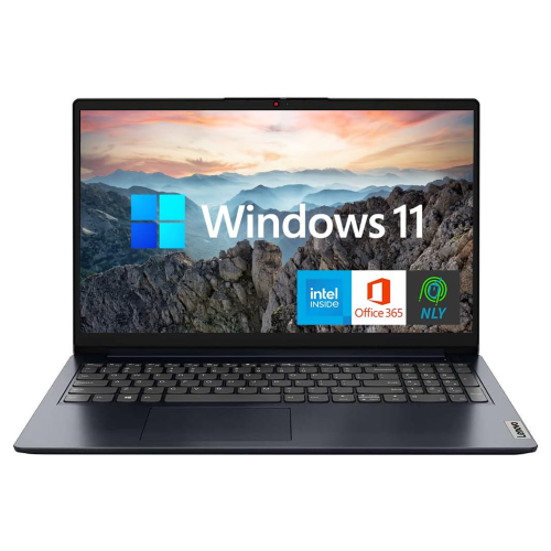 Portable 15&nbsp;po IdeaPad FHD de Lenovo - Bleu（ Processeur Pentium Silver N6000 Intel/PCIe SSD 512&nbsp;Go/RAM 12&nbsp;Go/Win 6 11) - Station