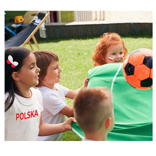 Remi Football Set - Dynamic and Competitive Team Game - 4-14 Participants - Teachers and Parents Teaching Kindergartens School Outdoor Educational