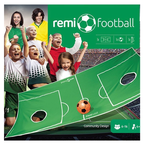 Remi Football Set - Dynamic and Competitive Team Game - 4-14 Participants - Teachers and Parents Teaching Kindergartens School Outdoor Educational