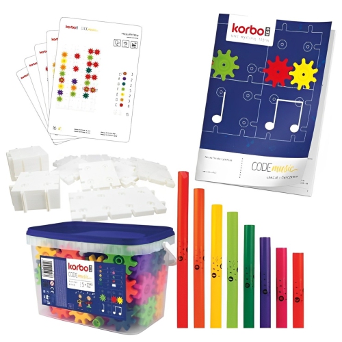 KORBO EDU Code Music Innovative Teaching Tools Coding Music - STEAM Creative Blocks Teachers and Parents Early Years Learning Educational School