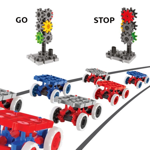 KORBO EDU CAR 400 STEAM Creative Blocks Build Vehicles Educational Teaching Tools Can Complement with Bee-Bot, Blue-Bot & Loti-Bot Coding Toy Floor