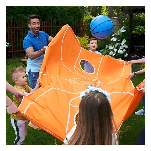 Remi Basketball Set - Dynamic and Competitive Team Game - 6-16 Participants - Teachers and Parents Teaching Preschool School Indoor Outdoor Education