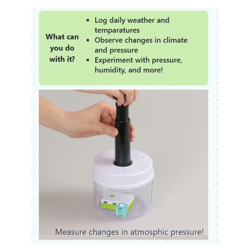Climate Sensor for Artec Logger Wireless Data Logger, Measure temperature, Atmospheric Pressure and Humidity - Easy and Real Scientific Experiments