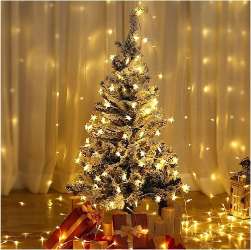 Star String Lights 10Ft 20 LED Fairy Lights Battery Operated Waterproof Indoor Outdoor Twinkle Christmas Lights