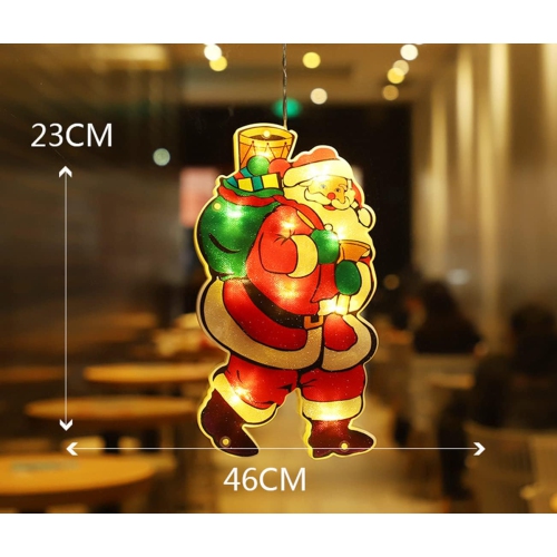 Christmas Window Silhouette Decoration Christmas Window Decoration Lights Battery Operated Christmas Window Lighted Decorations