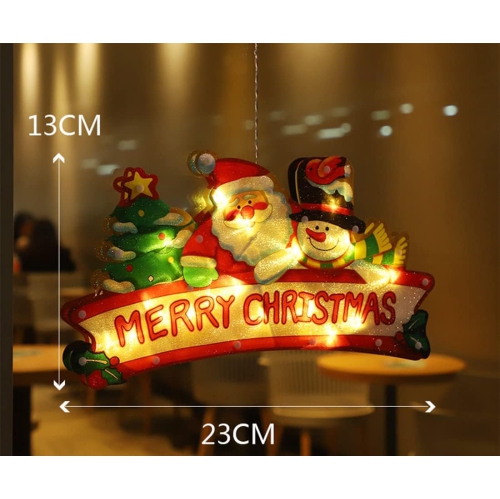 Christmas Window Silhouette Decoration Christmas Window Decoration Lights Battery Operated Christmas Window Lighted Decorations