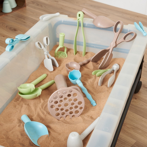 TTS Eco Motor Skills – Ustensiles de 21 pièces, outils ergonomiques et éducatifs qui soutiennent le matériel d'apprentissage et d'apprentissage