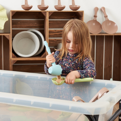 TTS Eco Motor Skills – Ustensiles de 21 pièces, outils ergonomiques et éducatifs qui soutiennent le matériel d'apprentissage et d'apprentissage