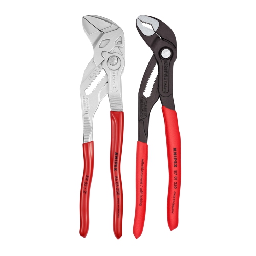 KNIPEX Tools 9K 00 80 147 US 2 Pc 10" Cobra® Water Pump and Pliers Wrench Set