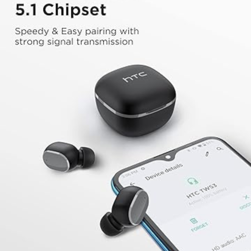 True Wireless Earbuds 2, Bluetooth Stereo Earphones Deep Bass Noise Cancellation with USB-C Charging Case for Calling, Gaming, Running - 32-Hour