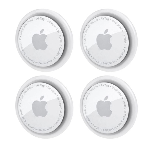 Image 1 of 4.. Open Box - Apple MX542AM/A AirTag Bluetooth Item Tracker - 4 Pack