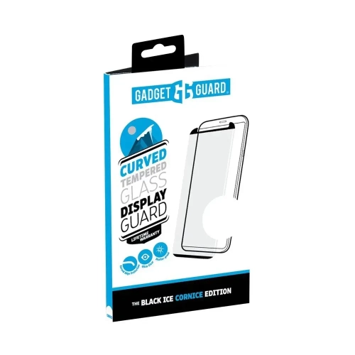 Gadget Guard - Protecteur d'écran en verre trempé pour V40 ThinQ de LG - Noir/Transparent