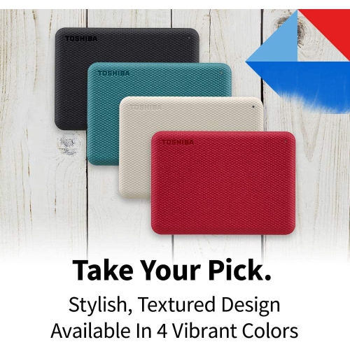Toshiba Canvio Advance 1TB USB 3.0 External Hard Drive - Black