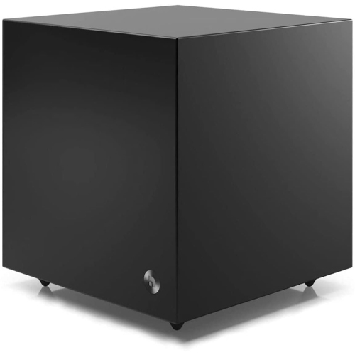 Audio Pro SW5 Powered Subwoofer, 8" Woofer, 35-130Hz, 150W Amp, Home Theater Bass Speaker, Surround Sound, RCA Input, Black