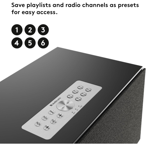 Audio Pro C10 MKII Haut-parleur sans fil supplémentaire&nbsp;: Son haute fidélité, Bluetooth, Wi-Fi, AirPlay 2, Chromecast, Spotify Connect,