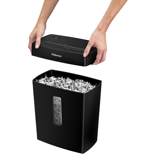 Déchiqueteuse Powershred à coupe croisée de 8 feuilles de Fellowes