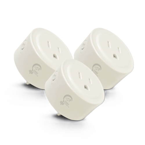 Zare Smart Mini Plug with Power Monitoring15A, Smart Home Plug Works with Alexa, Google Assistant and Tuya Smart App, Assess Your Electricity Bill wi