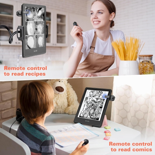 Remote Control Page Turner for Kindle Paperwhite Oasis Scribe Kobo,Kindle Accessories for iPhone iPad Android eReaders Tablets Reading Novels