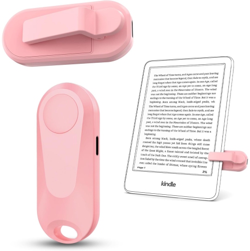 Remote Control Page Turner for Kindle Paperwhite Oasis Kobo E-Book eReaders, Page Turner Clicker for ipad Tablets Reading Novels, Remote Camera