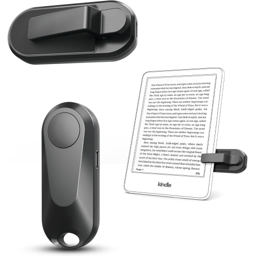 Télécommande Page Turner pour Kindle Paperwhite Oasis Liseuses Kobo, Page Turner Clicker pour tablettes iPad Lecture de romans, Obturateur de caméra