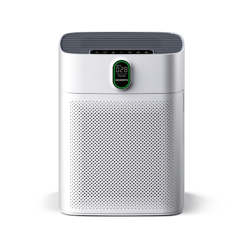 MORENTO HY4866 Air Purifier Up to 1076 Sqft with HEPA Filter and Air Quality Sensor for Home Large Room Bedroom, Double-sided Air Inlet, 24db, White