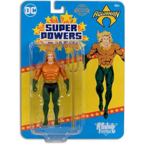DC Super Powers 4 Inch Action Figure Wave 9 Exclusive - Aquaman Mettalic Orange Suit
