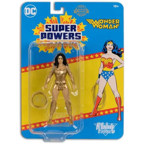 DC  Super Powers 4 Inch Action Figure Wave 9 Exclusive - Wonder Woman In Gold