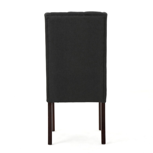 Dining Chairs, Set of 2, Charcoal