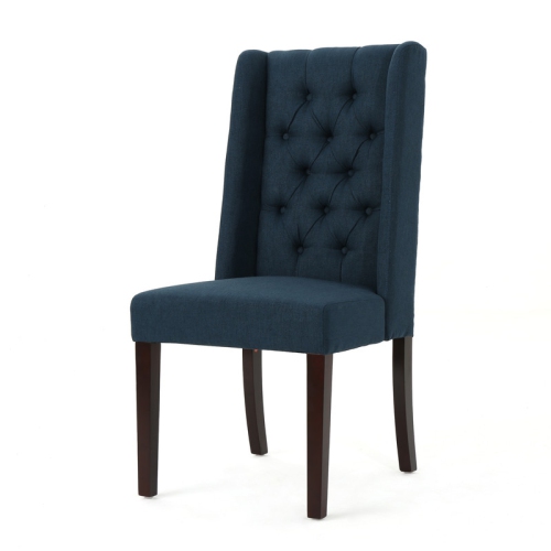 Dining Chairs, Set of 2, Navy Blue