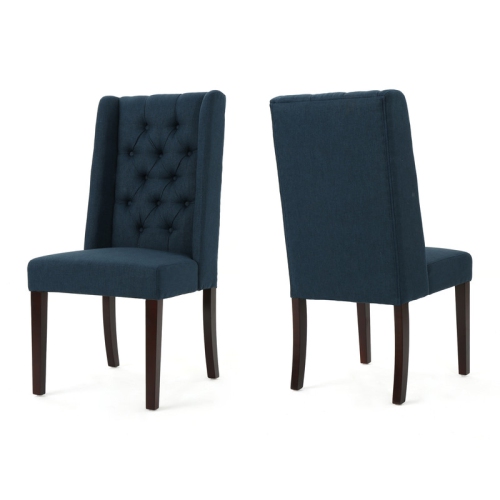 Dining Chairs, Set of 2, Navy Blue