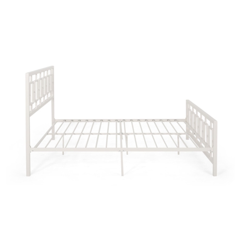 King Size Metal Bed Frame, Modern Platform Bed with Headboard and Footboard for Bedroom