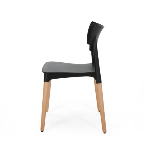 Cafe Style Modern Minimalist Side Chair Set of 2