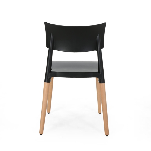Cafe Style Modern Minimalist Side Chair Set of 2