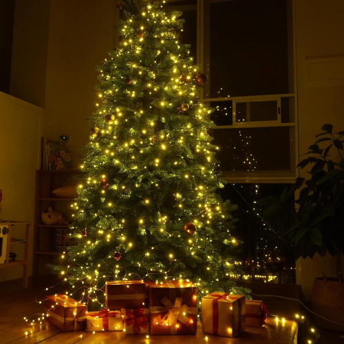 Christmas Lights, Low Voltage 98.4ft 300 LED Christmas Lights - with 30V UL Certified Power Supply Adapter String Lights for Indoor, Wedding and