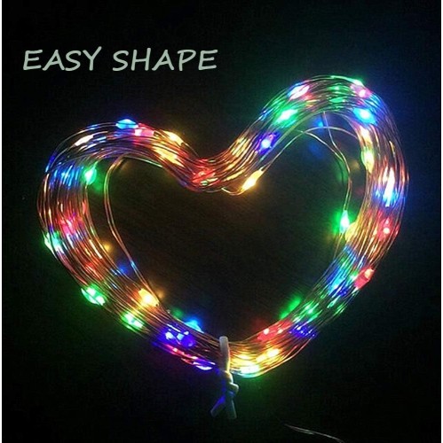 Solar String Lights, 2 Pack 55Ft 150 LED Solar Christmas Fairy Lights, 8 Modes Waterproof Outdoor Fairy Lights