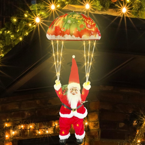 OLLNY DECOR  Christmas Decorations Lights, Christmas Decor Indoor And Outdoor \w Led, Christmas Lights \w Santa Claus, Christmas Decoration String