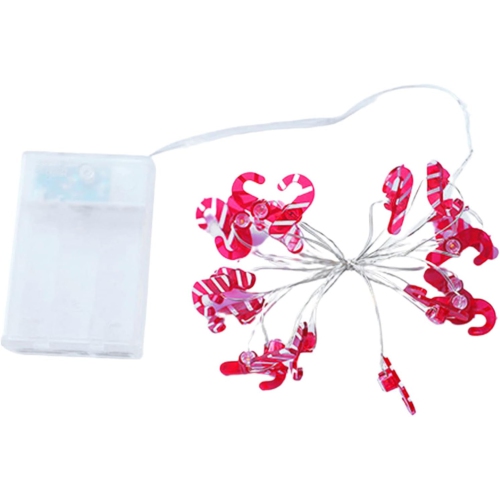 6.56&nbsp;pi Lumières de Noël Lumières de Noël d'intérieur LED Jeu de lumières lumières décoratives Fées lumières de Noël à piles pour les béquilles