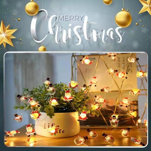 6.56&nbsp;pi Lumières de Noël Lumières de Noël d'intérieur LED Jeu de lumières lumières décoratives Fées lumières de Noël à piles pour les béquilles